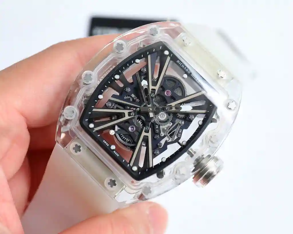 General Watches Richard@DeMille watch men's watch with original fully automatic mechanical movement top 316 stainless steel case strap mineral super mirror diameter 42mm KK012500 view 8