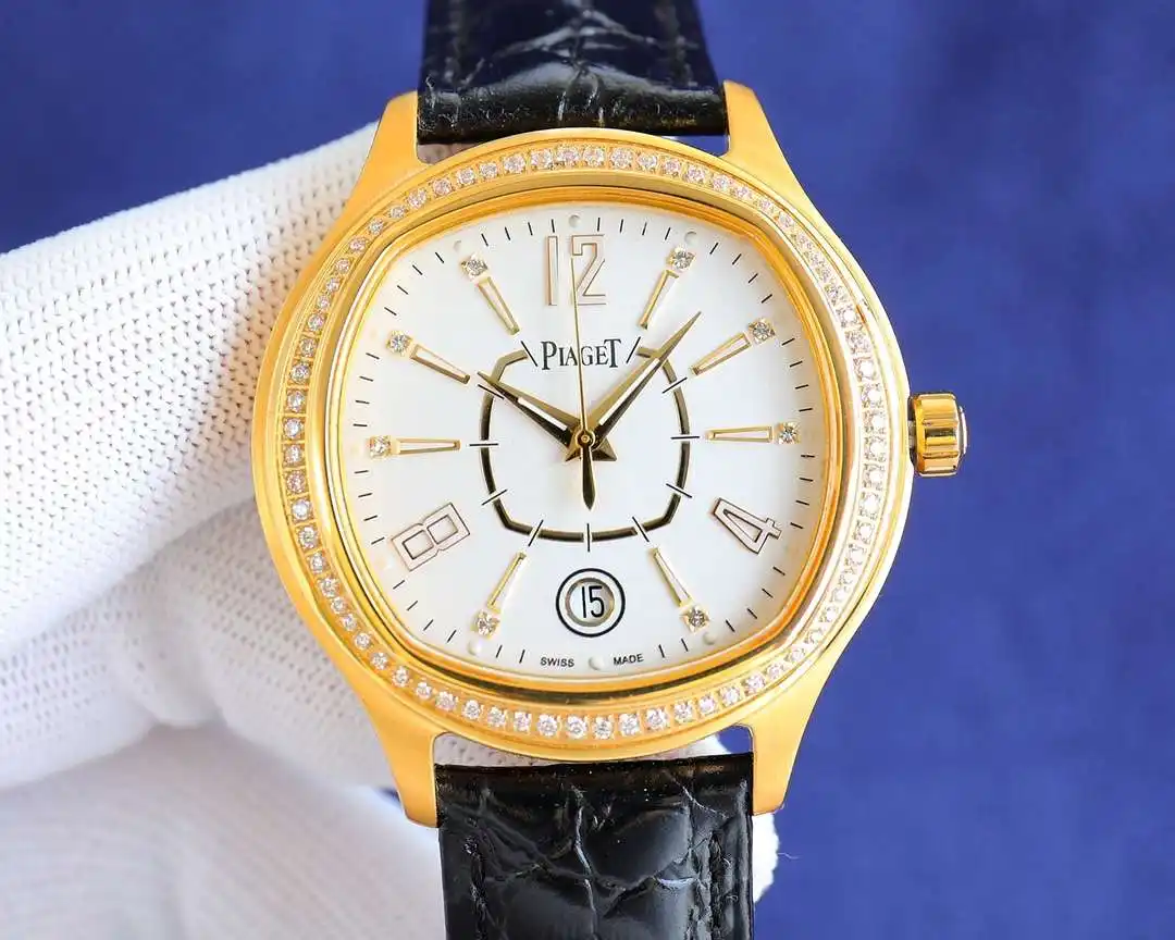 General Watches Piaget Earl White 1000 Gold 1050 Watch view 9