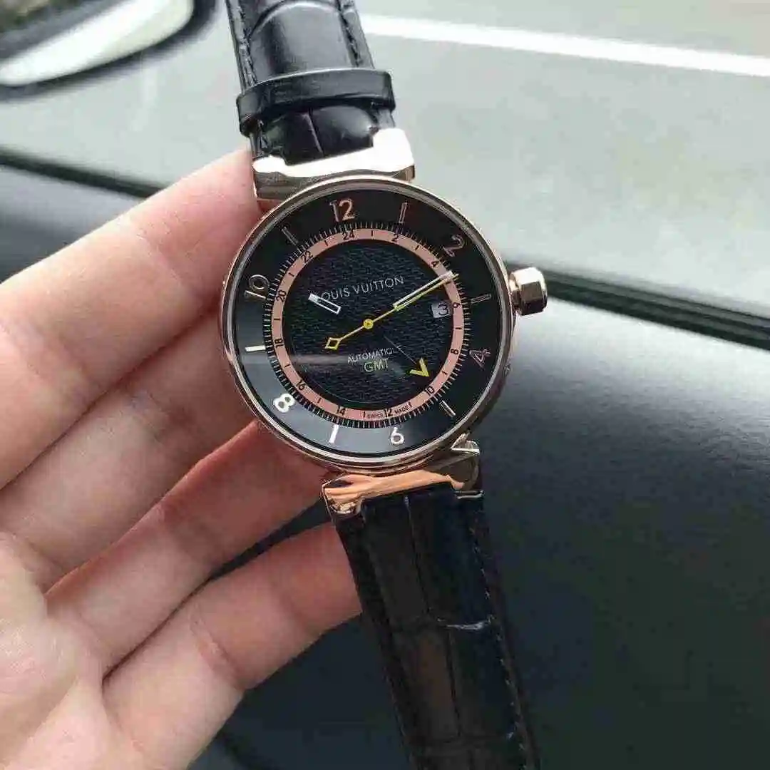 General Watches LV watch for men with original fully automatic mechanical movement, top grade 316 precision steel case with mineral super strong mirror diameter 42mm KK02750 2 view 4