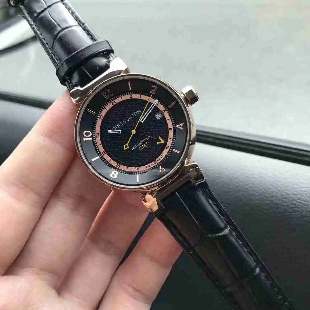 General Watches LV watch for men with original fully automatic mechanical movement, top grade 316 precision steel case with mineral super strong mirror diameter 42mm KK02750 2 view 5