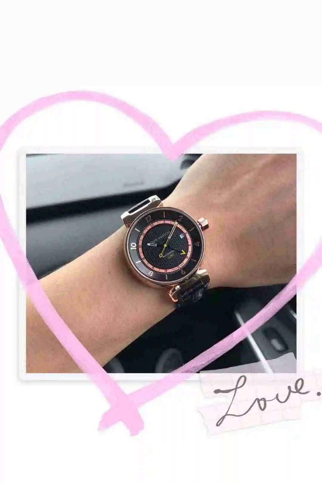 General Watches LV watch for men with original fully automatic mechanical movement, top grade 316 precision steel case with mineral super strong mirror diameter 42mm KK02750 2 view 6