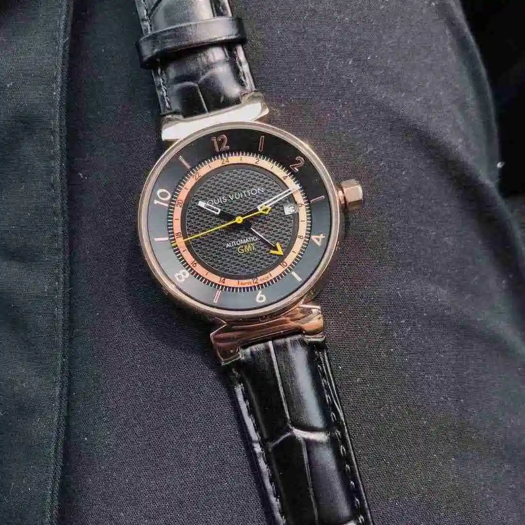 General Watches LV watch for men with original fully automatic mechanical movement, top grade 316 precision steel case with mineral super strong mirror diameter 42mm KK02750 2 view 8