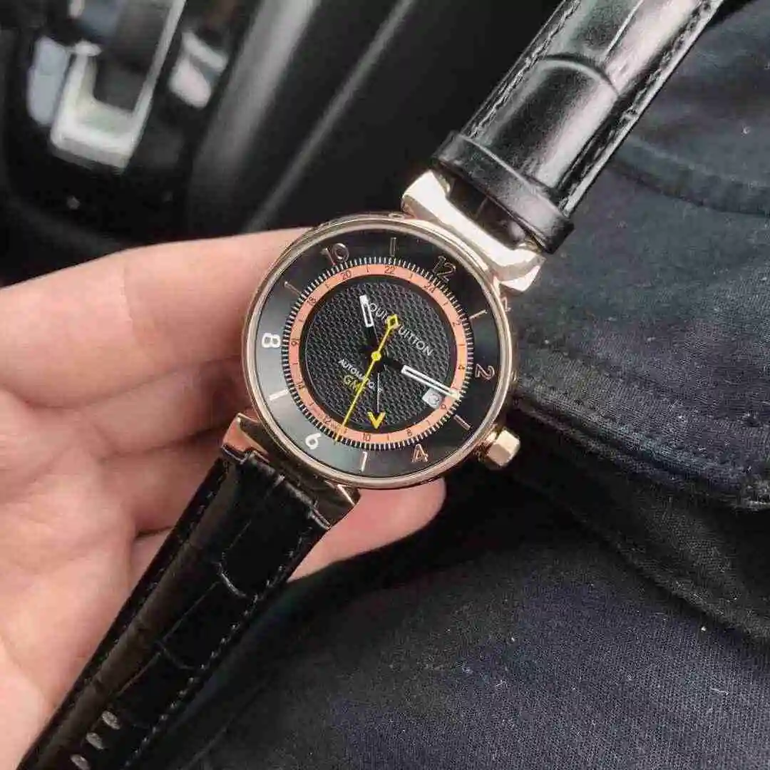 General Watches LV watch for men with original fully automatic mechanical movement, top grade 316 precision steel case with mineral super strong mirror diameter 42mm KK02750 2 view 9