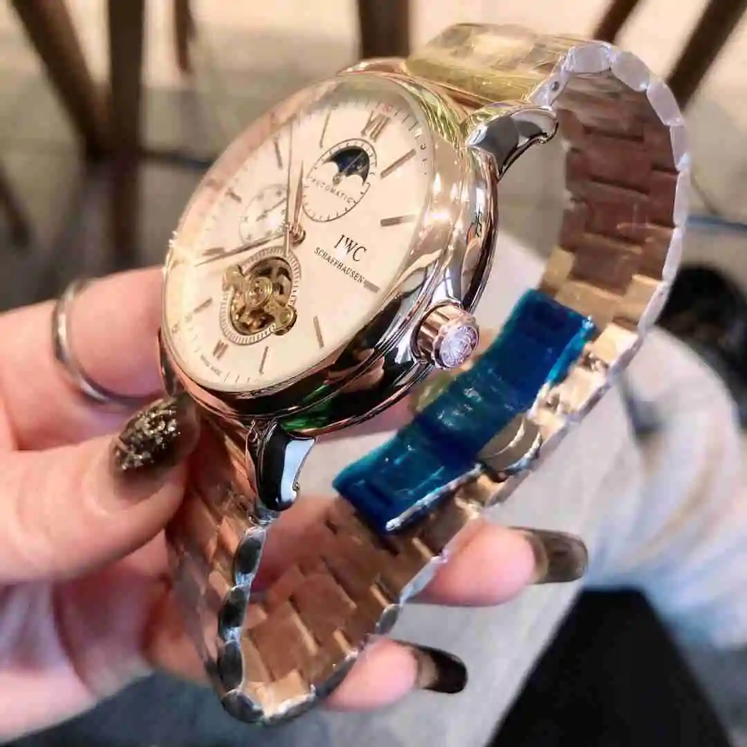 General Watches IWC Wanguo Watch Men's Watch Paired with Original Fully Automatic Mechanical Movement Top Grade 316 Precision Steel Case with Mineral Super Strong Mirror Diameter 42mm KK03750 1 view 4