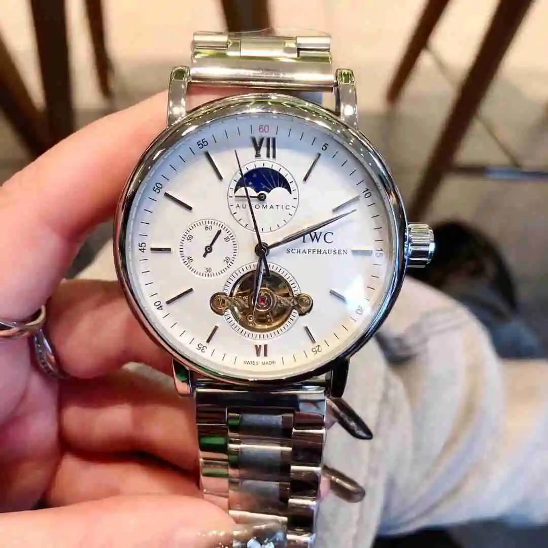 General Watches IWC Wanguo Watch Men's Watch Paired with Original Fully Automatic Mechanical Movement Top Grade 316 Precision Steel Case with Mineral Super Strong Mirror Diameter 42mm KK03750 1 view 5