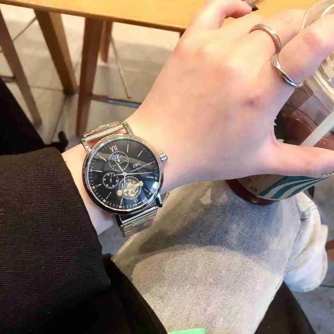 General Watches IWC Wanguo Watch Men's Watch Paired with Original Fully Automatic Mechanical Movement Top Grade 316 Precision Steel Case with Mineral Super Strong Mirror Diameter 42mm KK03750 1 view 6