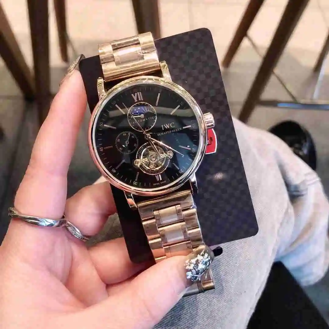 General Watches IWC Wanguo Watch Men's Watch Paired with Original Fully Automatic Mechanical Movement Top Grade 316 Precision Steel Case with Mineral Super Strong Mirror Diameter 42mm KK03750 1 view 8