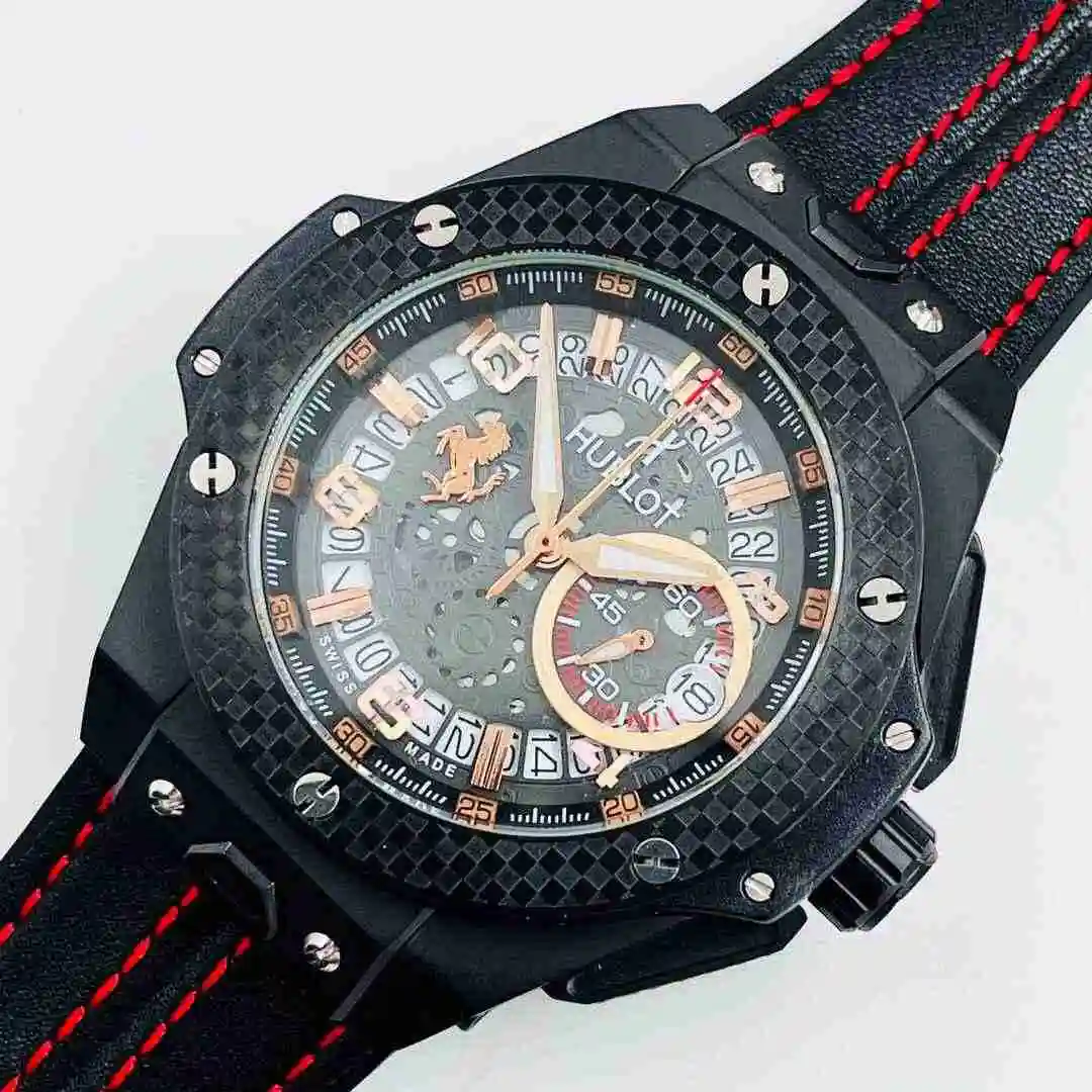 General Watches HUBLOT UBO Watch Men's Watch Paired with Original Fully Automatic Mechanical Movement Top Grade 316 Precision Steel Case with Mineral Super Strong Mirror Diameter 42mm KK05150 view 5