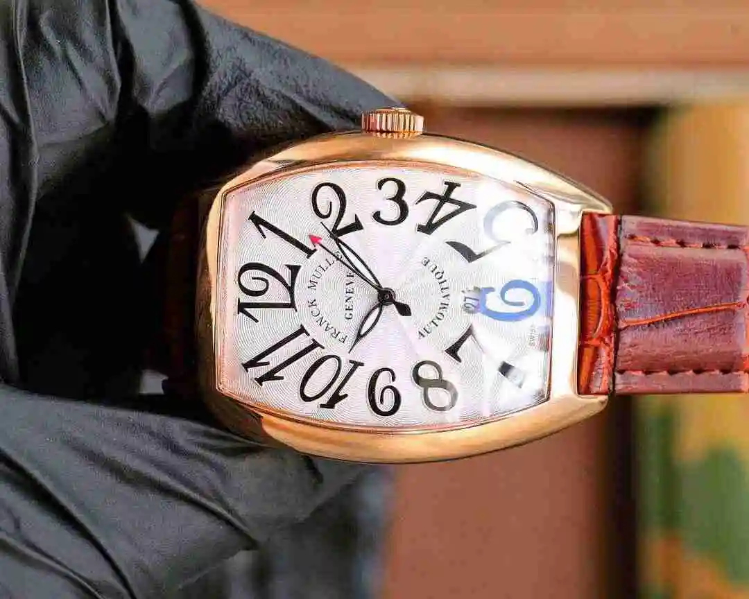 General Watches Franck Muller Frank Watch Men's Watch Paired with Original Fully Automatic Mechanical Movement Top Grade 316 Precision Steel Case with Mineral Super Strong Mirror Diameter 554213mm KK05250 1 view 7