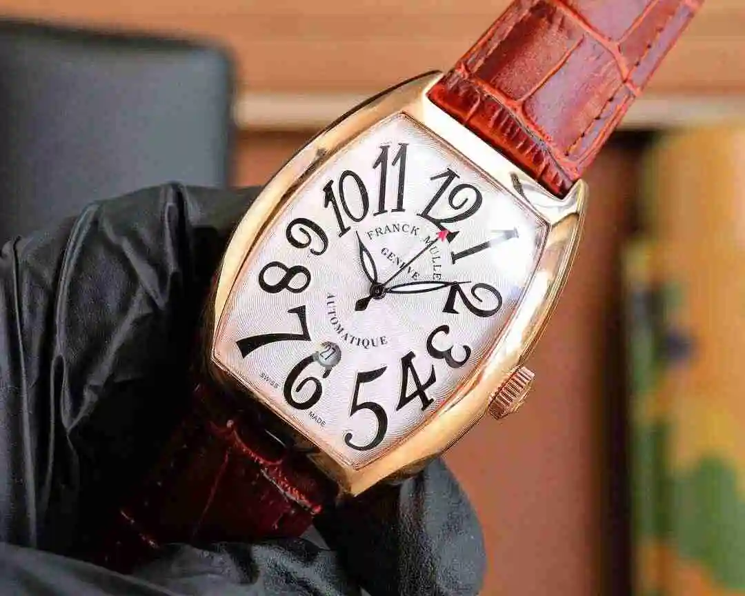 General Watches Franck Muller Frank Watch Men's Watch Paired with Original Fully Automatic Mechanical Movement Top Grade 316 Precision Steel Case with Mineral Super Strong Mirror Diameter 554213mm KK05250 1 view 8