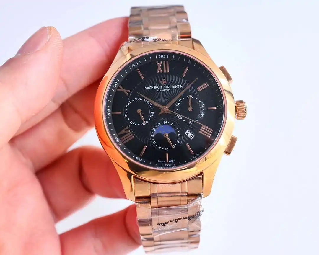 General Watches Vacheron Constantin Jiangshi@Denton Watch Men's watch with original fully automatic mechanical movement, top 316 stainless steel case and strap, mineral super mirror, diameter 40mm KK view 5