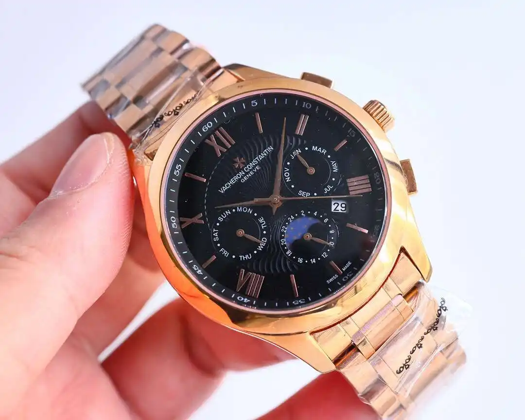 General Watches Vacheron Constantin Jiangshi@Denton Watch Men's watch with original fully automatic mechanical movement, top 316 stainless steel case and strap, mineral super mirror, diameter 40mm KK view 6
