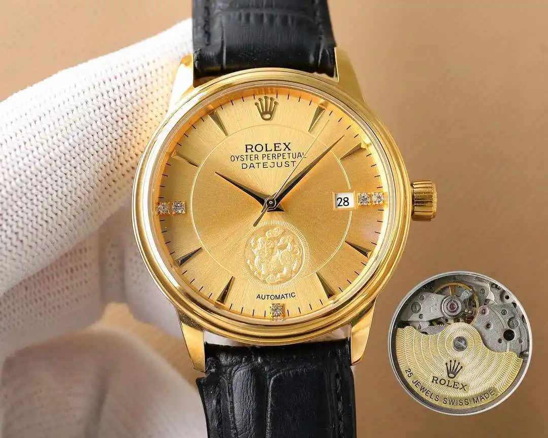 General Watches Watch Rolex men's watch with original fully automatic mechanical movement, top-grade 316 stainless steel case and strap, mineral super mirror, diameter 40mm KK05450 view 7