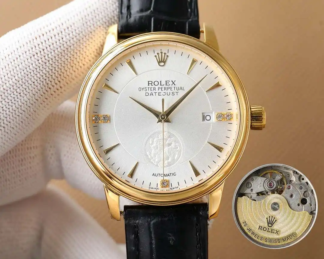 General Watches Watch Rolex men's watch with original fully automatic mechanical movement, top-grade 316 stainless steel case and strap, mineral super mirror, diameter 40mm KK05450 view 8