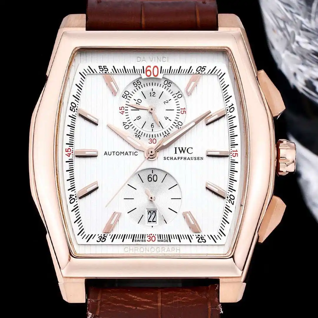 General Watches IWC men's watch with original fully automatic mechanical movement, top 316 stainless steel case and strap, mineral super mirror, diameter 43mm KK08500 4 view 8