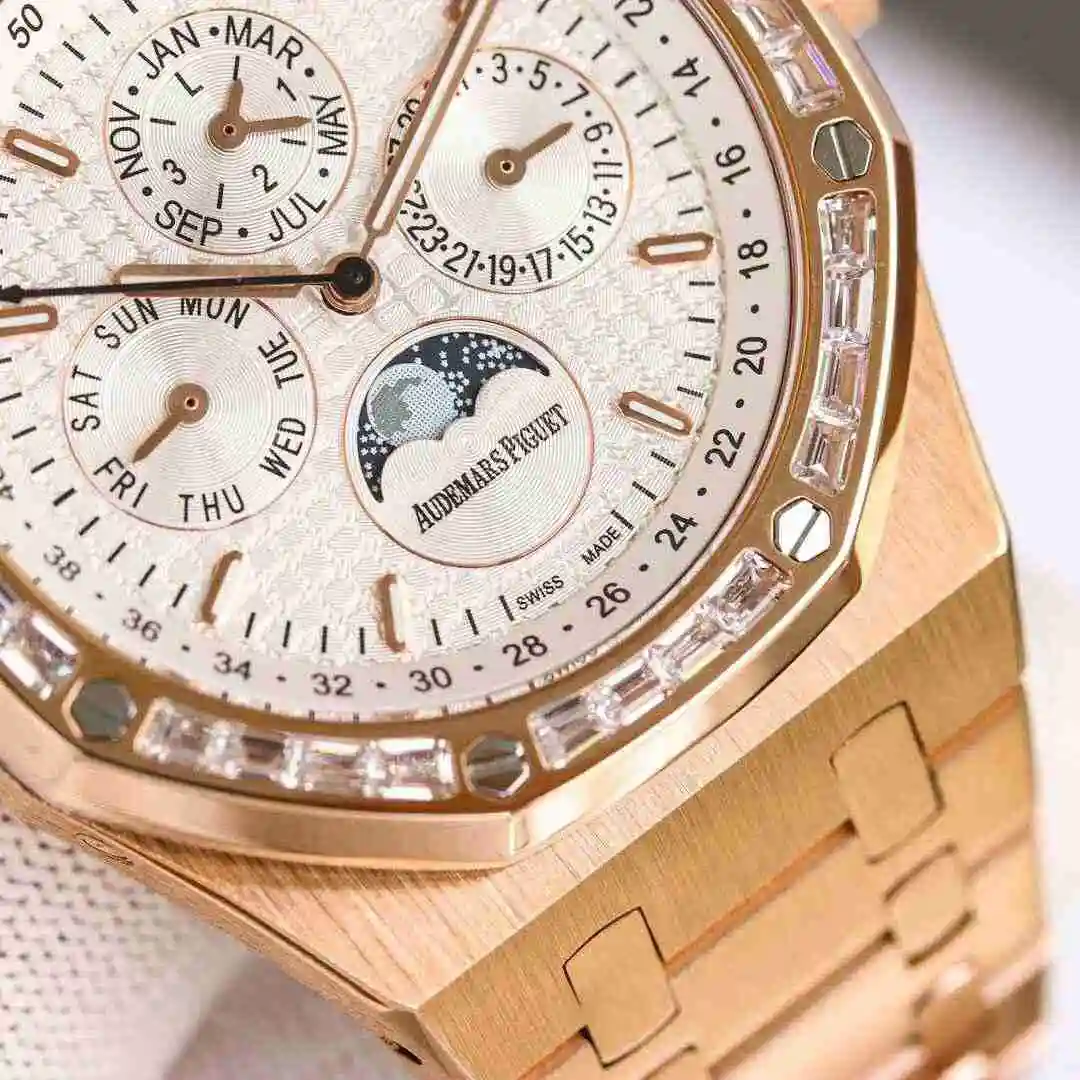 General Watches Audemars Piguet Aibi Watch Men's Watch Paired with Original Fully Automatic Mechanical Movement, Top Grade 316 Precision Steel Case with Mineral Super Strong Mirror Diameter 41mm KK view 6