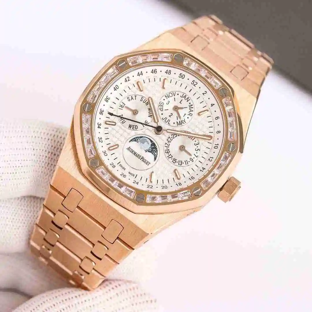 General Watches Audemars Piguet Aibi Watch Men's Watch Paired with Original Fully Automatic Mechanical Movement, Top Grade 316 Precision Steel Case with Mineral Super Strong Mirror Diameter 41mm KK view 8