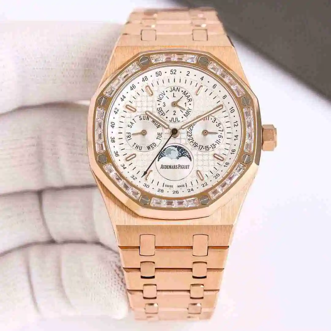 General Watches Audemars Piguet Aibi Watch Men's Watch Paired with Original Fully Automatic Mechanical Movement, Top Grade 316 Precision Steel Case with Mineral Super Strong Mirror Diameter 41mm KK view 9
