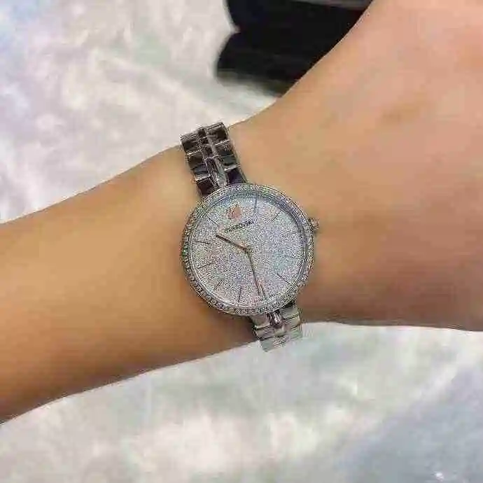General Watches Swarovski Watch Women's Watch Paired with Original Fully Automatic Mechanical Movement Top Grade 316 Precision Steel Case with Mineral Super Strong Mirror Diameter 35mm KK view 3