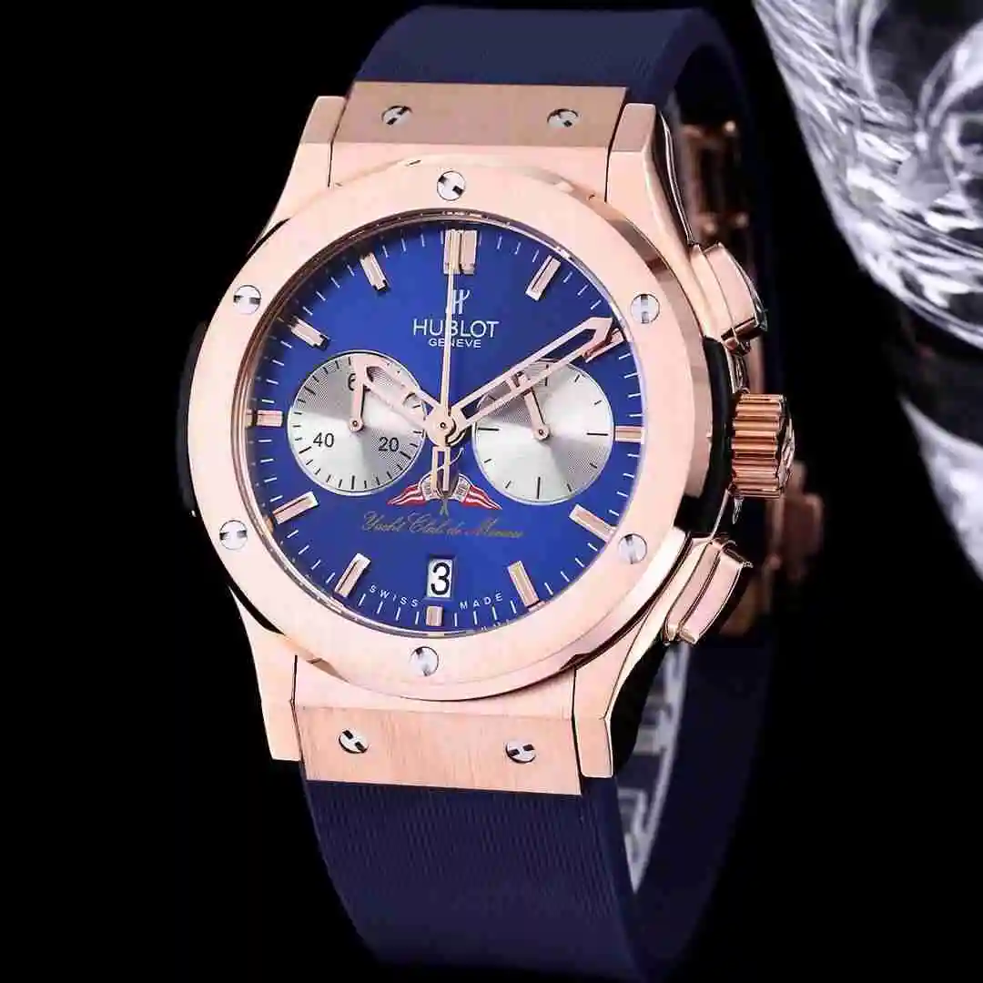 General Watches Hublot Yubo Watch Men's Watch Paired with Original Fully Automatic Mechanical Movement, Top Grade 316 Precision Steel Case with Mineral Super Strong Mirror Diameter 45mm KK04150 view 3