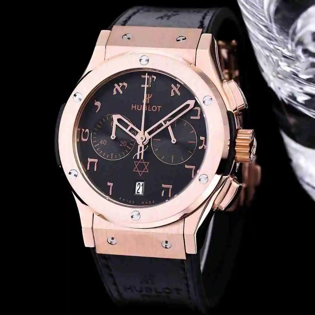 General Watches Hublot Yubo Watch Men's Watch Paired with Original Fully Automatic Mechanical Movement, Top Grade 316 Precision Steel Case with Mineral Super Strong Mirror Diameter 45mm KK04150 view 5