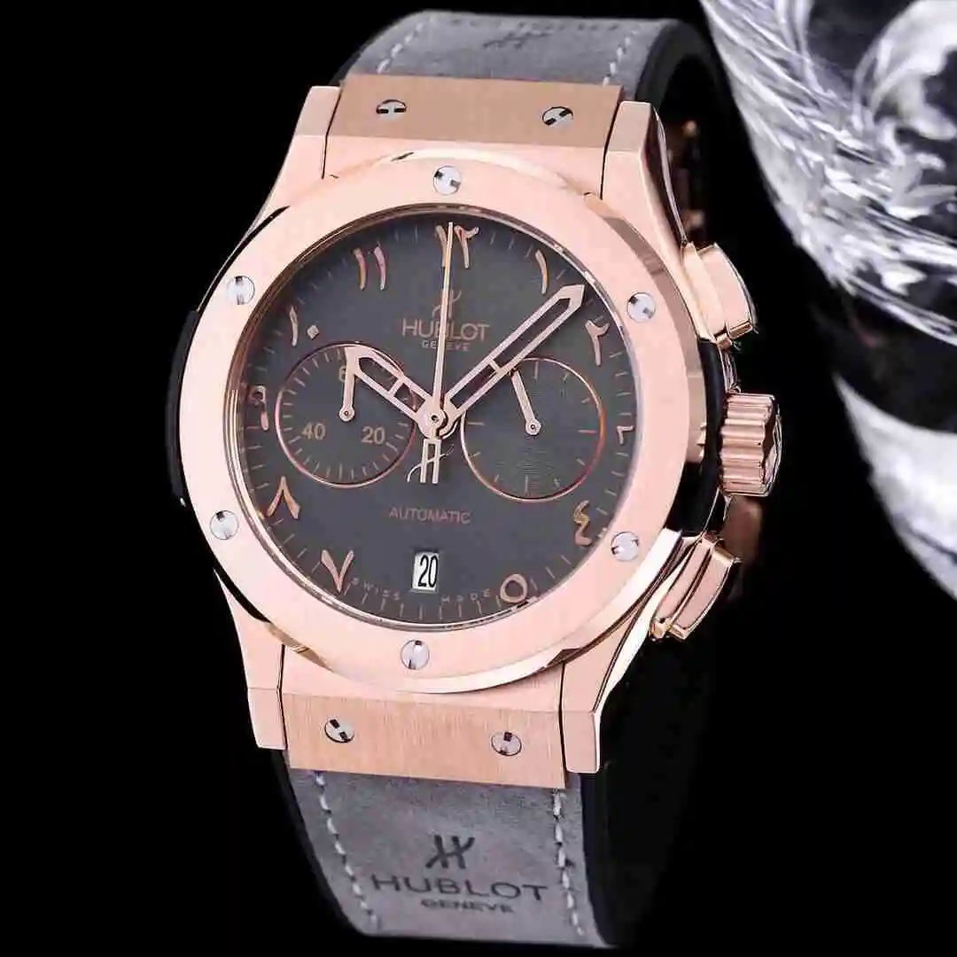 General Watches Hublot Yubo Watch Men's Watch Paired with Original Fully Automatic Mechanical Movement, Top Grade 316 Precision Steel Case with Mineral Super Strong Mirror Diameter 45mm KK04150 view 6