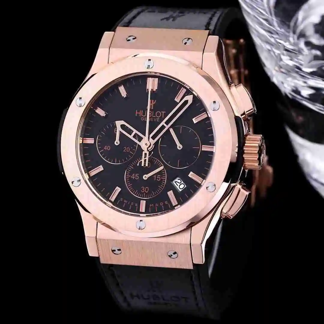 General Watches Hublot Yubo Watch Men's Watch Paired with Original Fully Automatic Mechanical Movement, Top Grade 316 Precision Steel Case with Mineral Super Strong Mirror Diameter 45mm KK04150 view 9