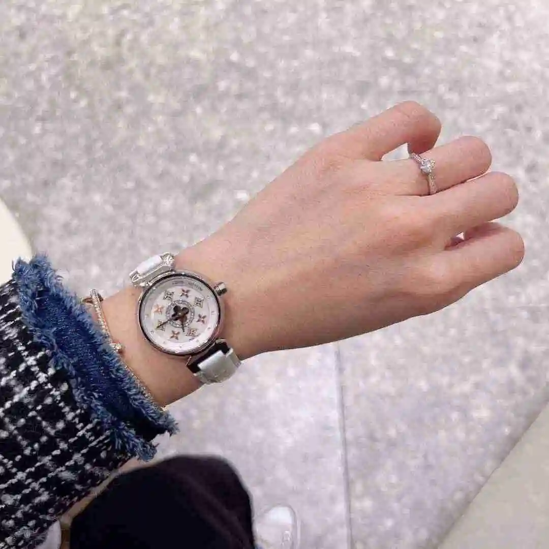 General Watches LV watch for women with original fully automatic mechanical movement, top grade 316 precision steel case with mineral super strong mirror diameter 33mm KK02250 2 view 5
