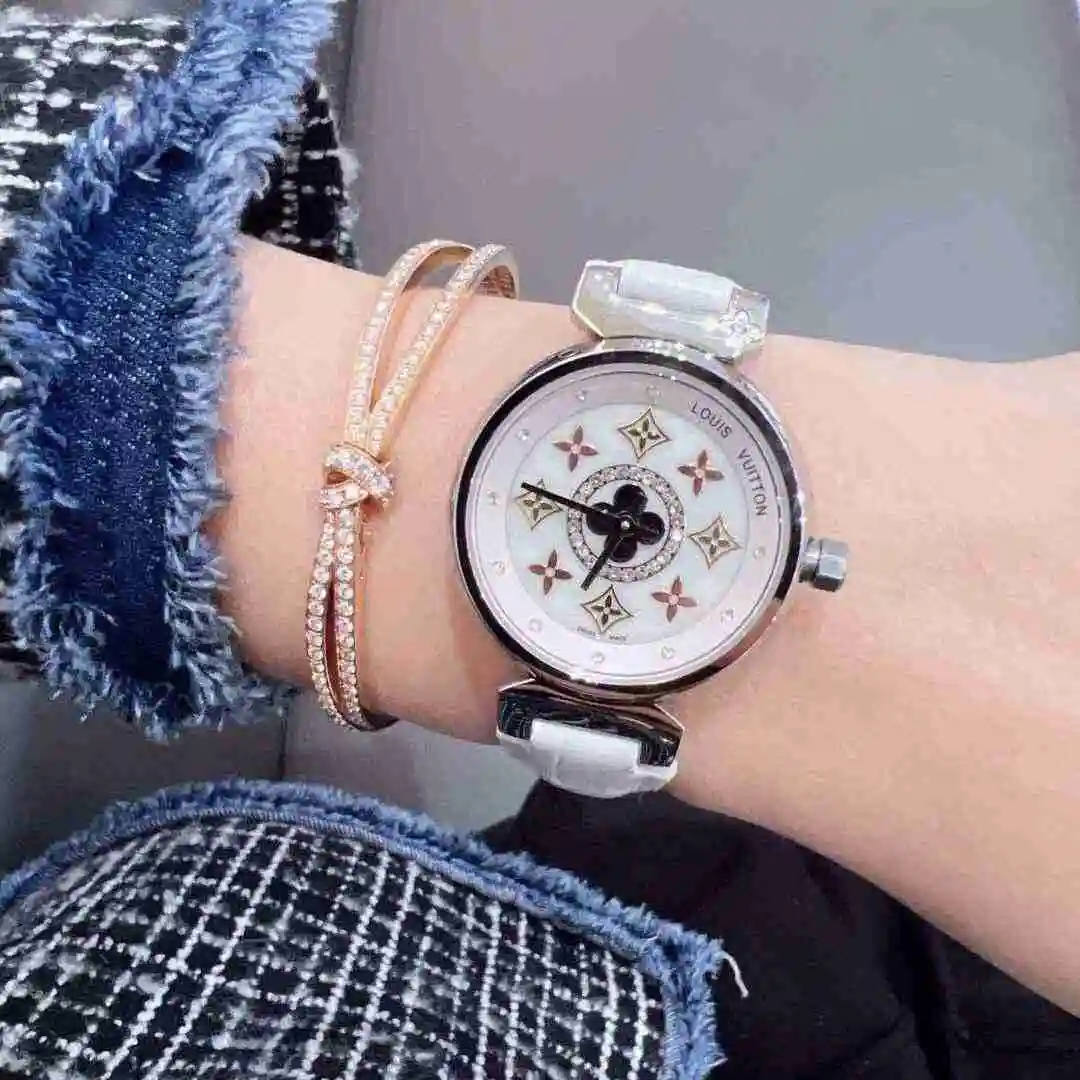 General Watches LV watch for women with original fully automatic mechanical movement, top grade 316 precision steel case with mineral super strong mirror diameter 33mm KK02250 2 view 9
