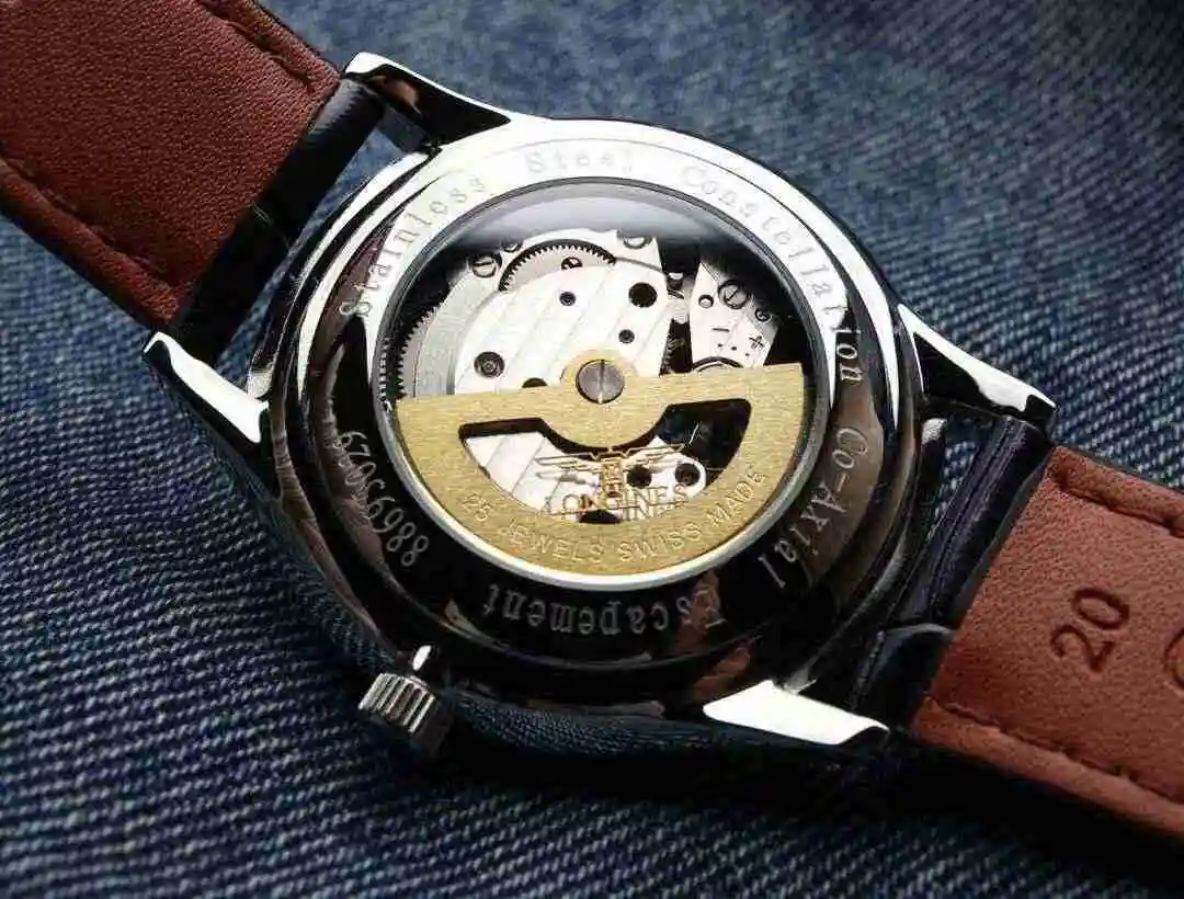 General Watches Longines watch for men with original fully automatic mechanical movement, top grade 316 precision steel case with mineral super strong mirror diameter 40mm kk07250 view 2