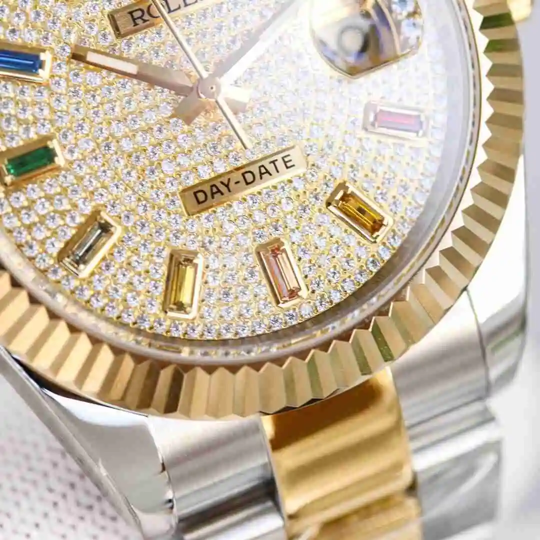 General Watches Rolex Watch Men's Watch Paired with Original Fully Automatic Mechanical Movement Top Grade 316 Precision Steel Case with Mineral Super Strong Mirror Diameter 41mm KK view 4