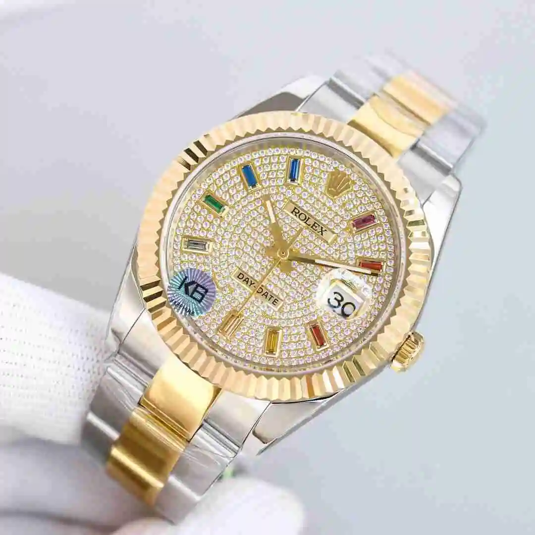 General Watches Rolex Watch Men's Watch Paired with Original Fully Automatic Mechanical Movement Top Grade 316 Precision Steel Case with Mineral Super Strong Mirror Diameter 41mm KK view 8