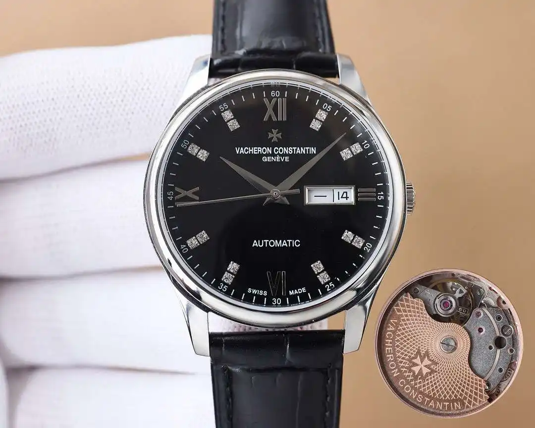 General Watches Vacheron Constantin Watch Jiang@Dun men's watch with original fully automatic mechanical movement, top-grade 316 stainless steel case and strap, mineral super mirror, diameter 40mm KK04550 1 view 6