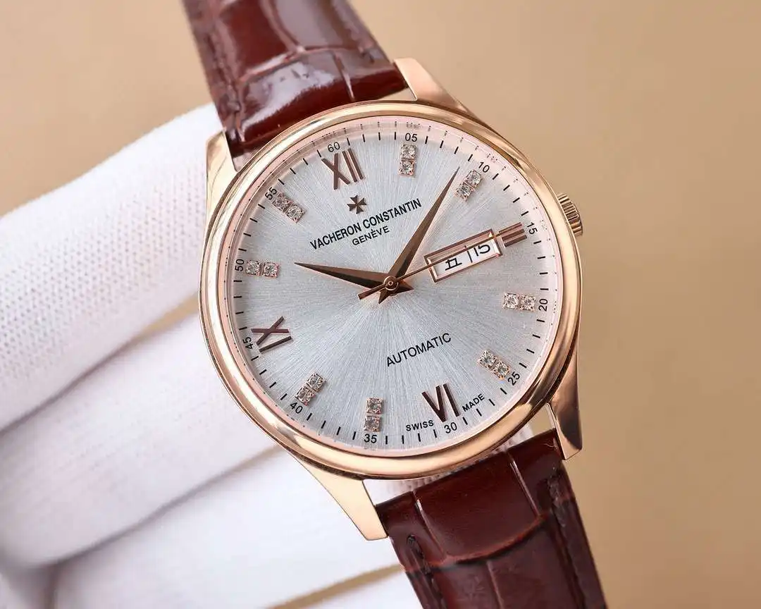General Watches Vacheron Constantin Watch Jiang@Dun men's watch with original fully automatic mechanical movement, top-grade 316 stainless steel case and strap, mineral super mirror, diameter 40mm KK04550 1 view 9