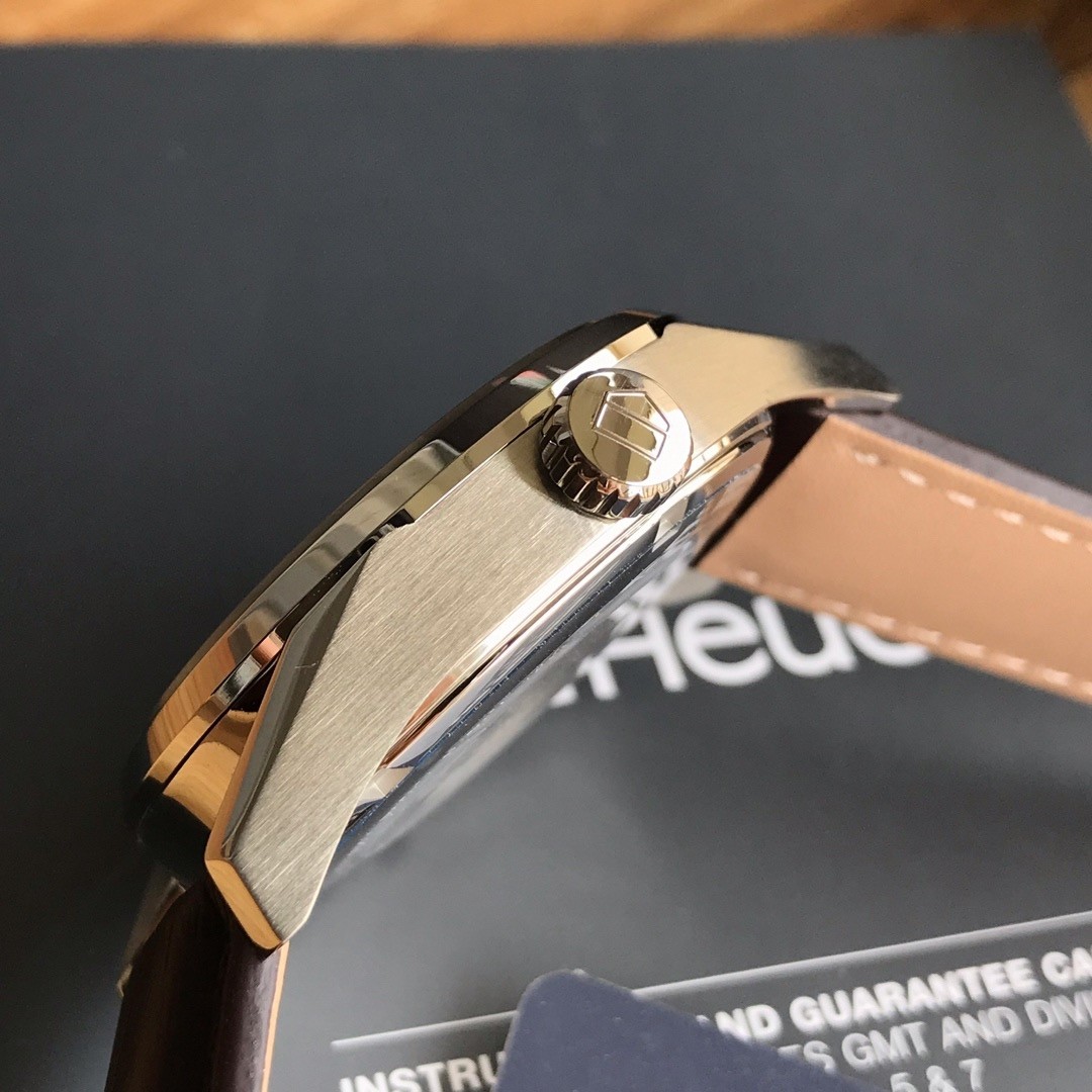 TAG Heuer Carrera Leather Strap Automatic Watch view 6