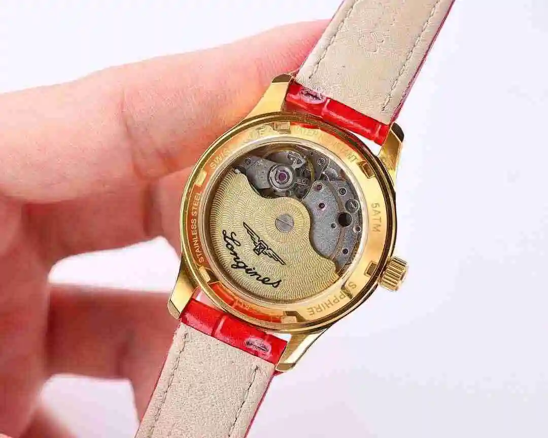 General Watches Longines watch for women with original fully automatic mechanical movement, top grade 316 precision steel case with mineral super strong mirror diameter 33mm kk07800 1 view 3