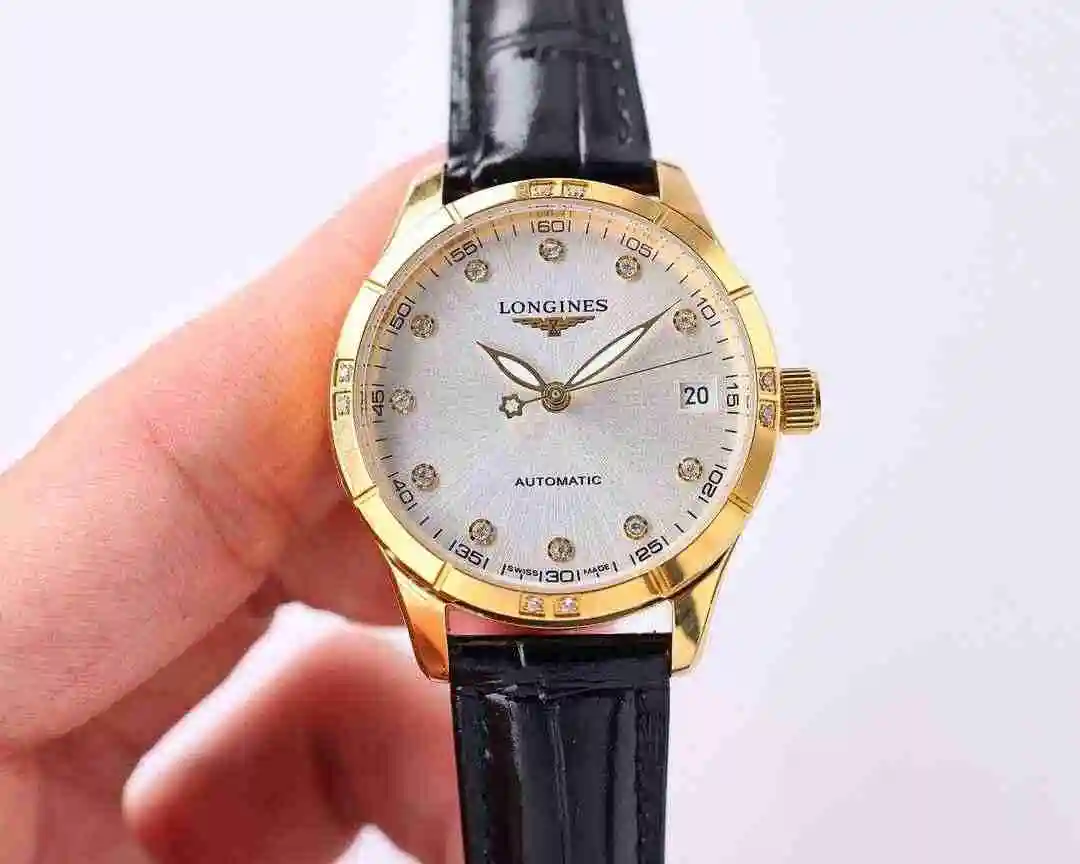 General Watches Longines watch for women with original fully automatic mechanical movement, top grade 316 precision steel case with mineral super strong mirror diameter 33mm kk07800 1 view 6