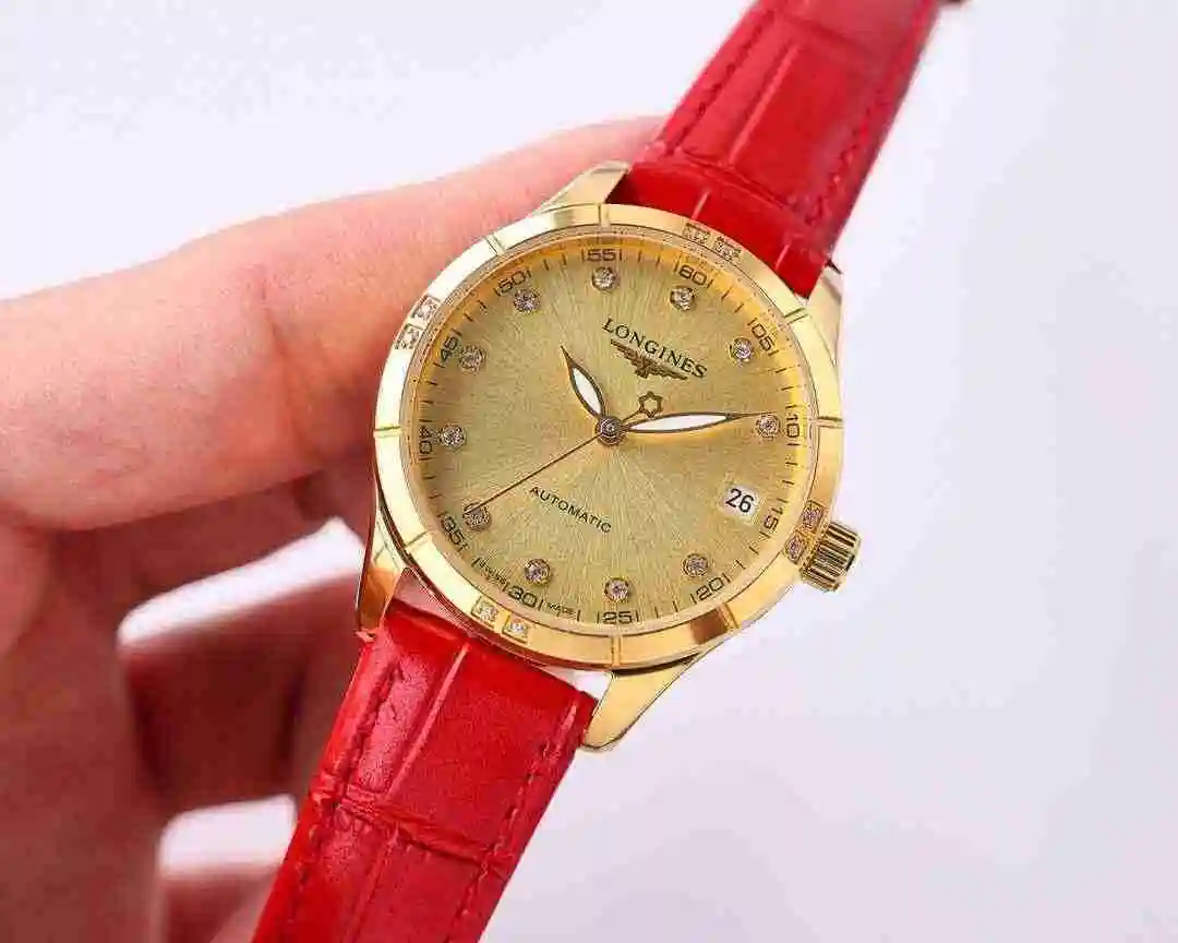 General Watches Longines watch for women with original fully automatic mechanical movement, top grade 316 precision steel case with mineral super strong mirror diameter 33mm kk07800 1 view 8