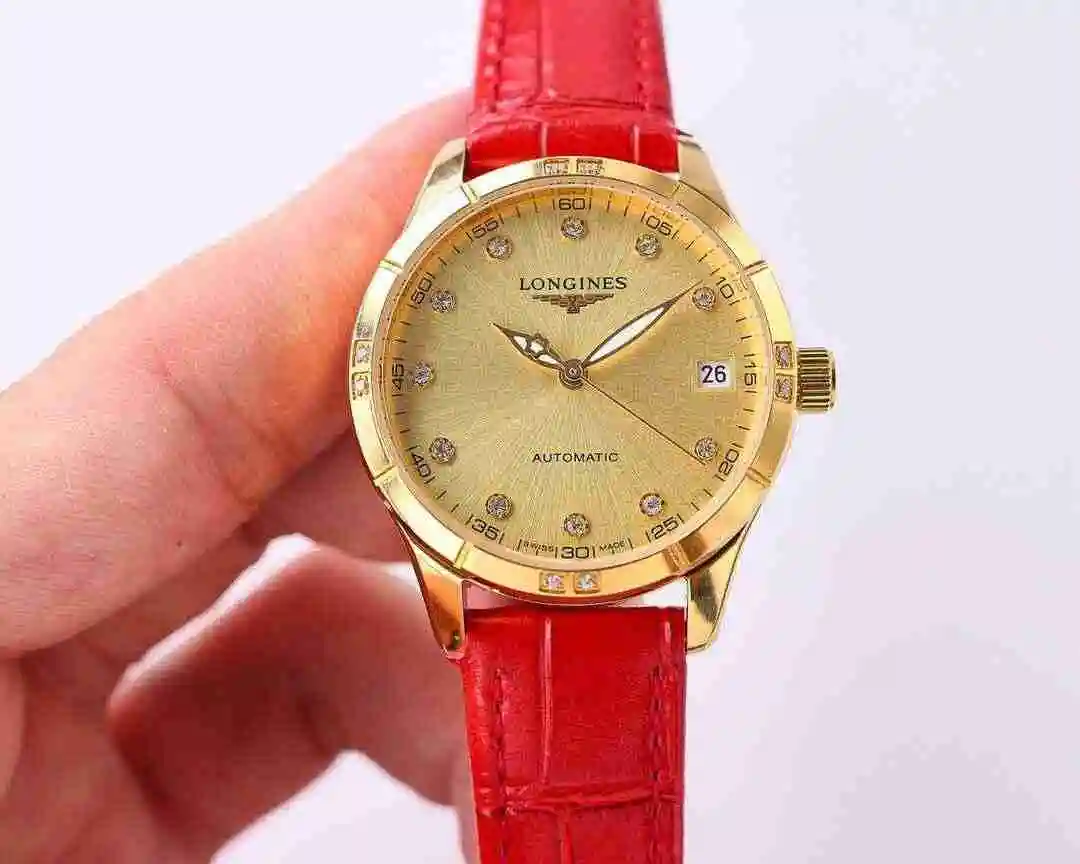 General Watches Longines watch for women with original fully automatic mechanical movement, top grade 316 precision steel case with mineral super strong mirror diameter 33mm kk07800 1 view 9