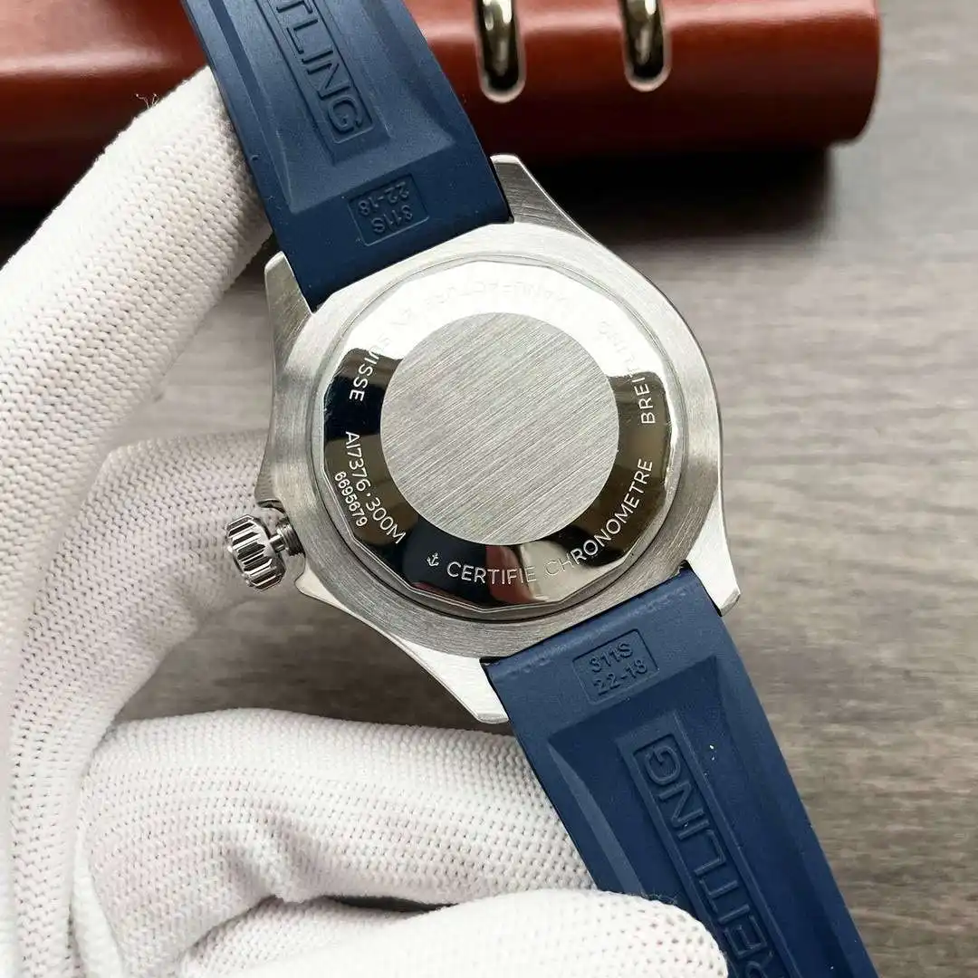 General Watches Breitling Watch: Bailing men's watch with original fully automatic mechanical movement, top-grade 316 stainless steel case and strap, mineral super mirror, diameter 44mm KK04450 view 2
