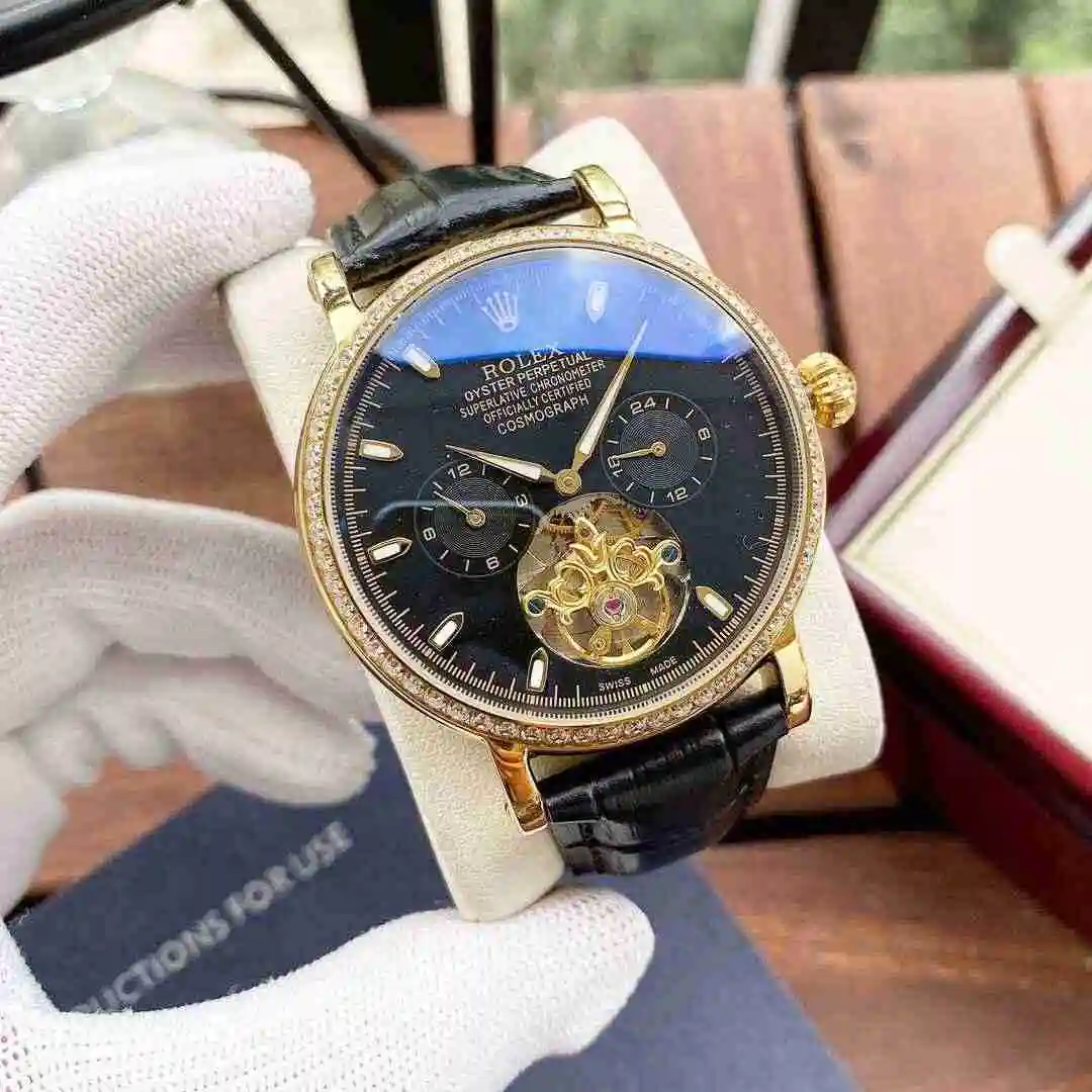 General Watches Rolex Watch Men's Watch Paired with Original Fully Automatic Mechanical Movement Top Grade 316 Precision Steel Case with Mineral Super Strong Mirror Diameter 42mm KK05050 view 4