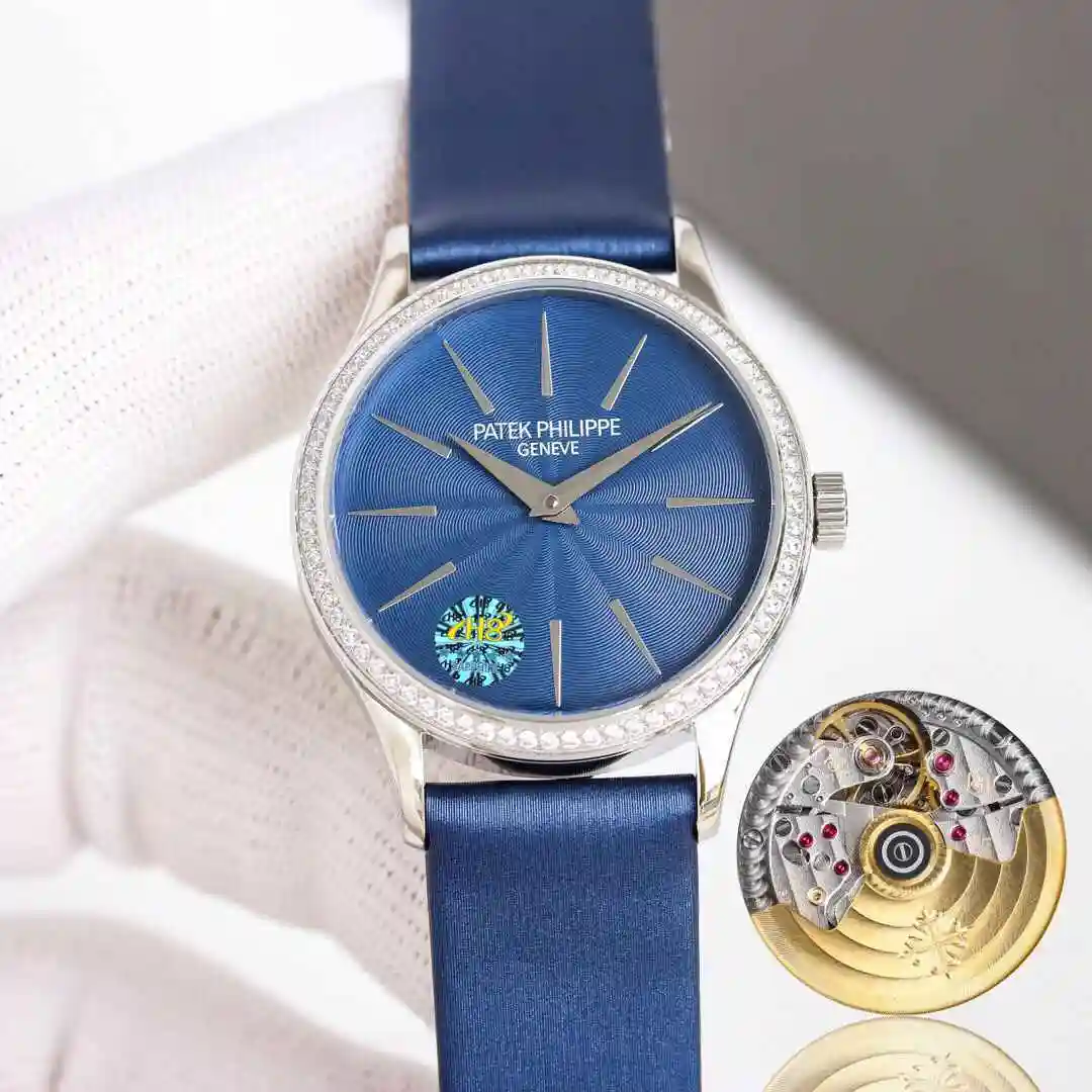 General Watches Patek Philippe Watch Women's Watch Paired with Original Fully Automatic Mechanical Movement Top Grade 316 Precision Steel Case with Mineral Super Strong Mirror Diameter 33mm kk012500 view 6