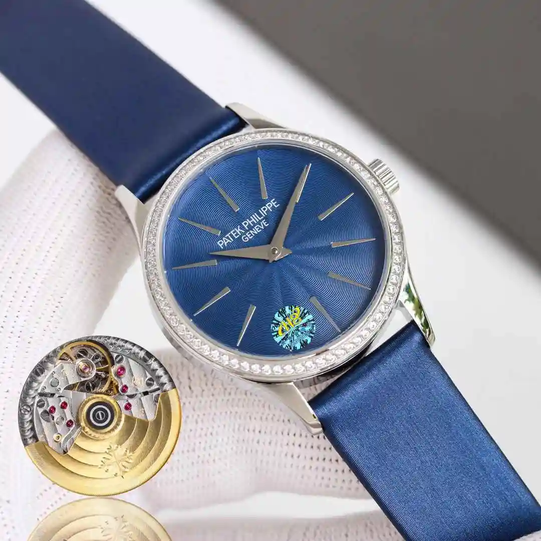 General Watches Patek Philippe Watch Women's Watch Paired with Original Fully Automatic Mechanical Movement Top Grade 316 Precision Steel Case with Mineral Super Strong Mirror Diameter 33mm kk012500 view 7