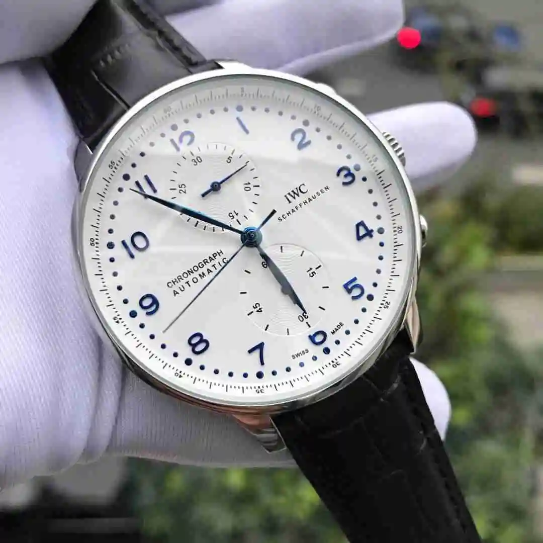 General Watches IWC Wanguo Watch Men's Watch Paired with Original Fully Automatic Mechanical Movement Top Grade 316 Precision Steel Case with Mineral Super Strong Mirror Diameter 42mm KK02950 view 2