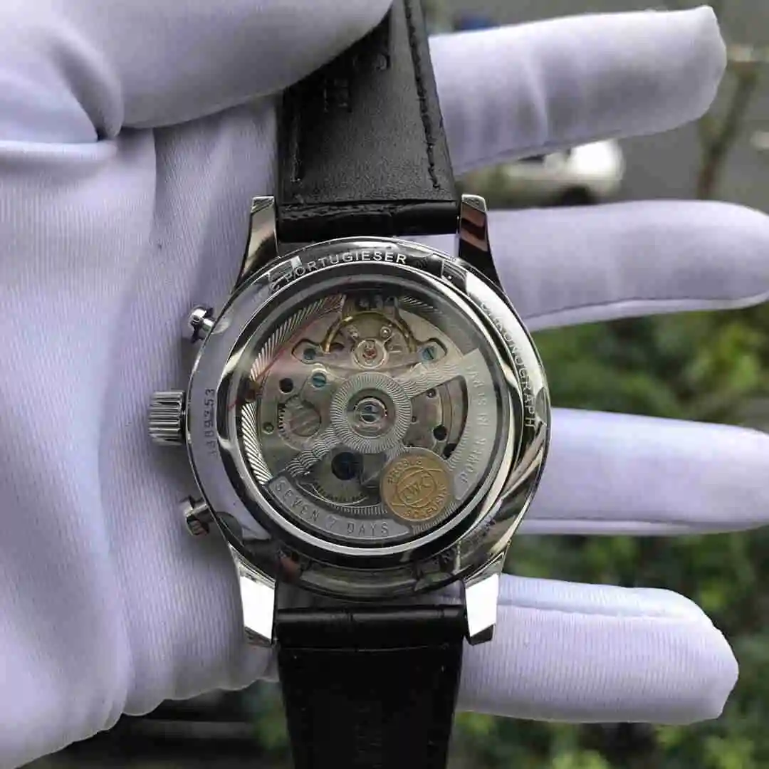 General Watches IWC Wanguo Watch Men's Watch Paired with Original Fully Automatic Mechanical Movement Top Grade 316 Precision Steel Case with Mineral Super Strong Mirror Diameter 42mm KK02950 view 4