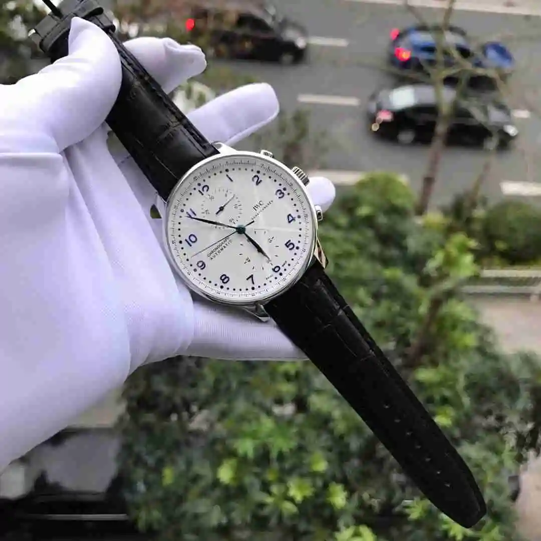 General Watches IWC Wanguo Watch Men's Watch Paired with Original Fully Automatic Mechanical Movement Top Grade 316 Precision Steel Case with Mineral Super Strong Mirror Diameter 42mm KK02950 view 7