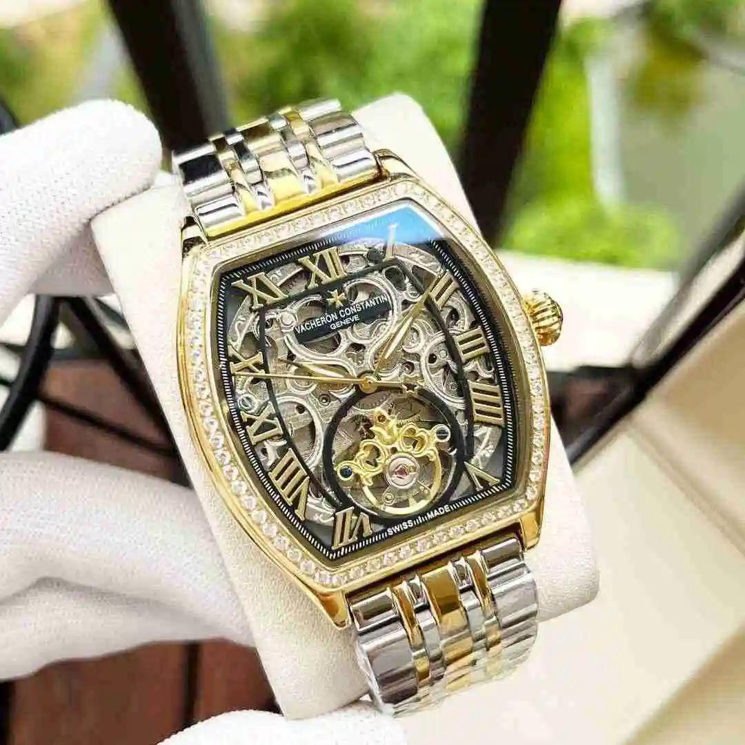 General Watches Vacheron Constantin Jiangshi Danton Watch Men's Watch Paired with Original Fully Automatic Mechanical Movement, Top Grade 316 Precision Steel Case with Mineral Super Strong Mirror Diameter 42mm KK05900 view 5