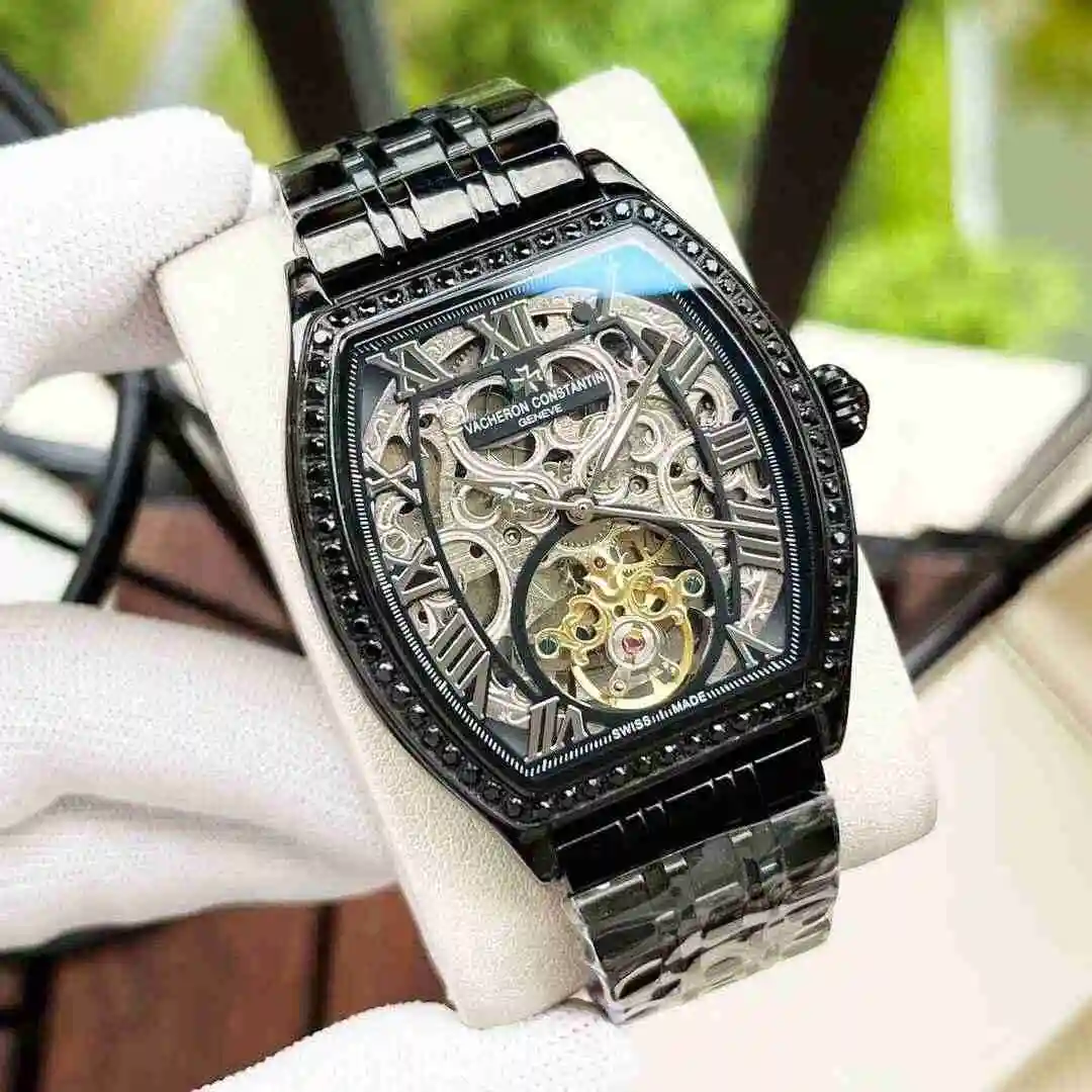General Watches Vacheron Constantin Jiangshi Danton Watch Men's Watch Paired with Original Fully Automatic Mechanical Movement, Top Grade 316 Precision Steel Case with Mineral Super Strong Mirror Diameter 42mm KK05900 view 6