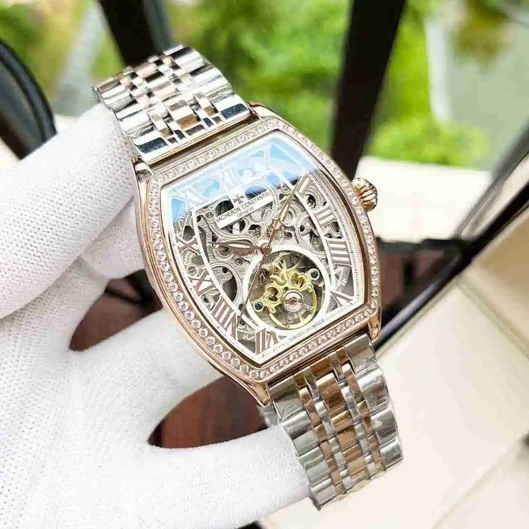 General Watches Vacheron Constantin Jiangshi Danton Watch Men's Watch Paired with Original Fully Automatic Mechanical Movement, Top Grade 316 Precision Steel Case with Mineral Super Strong Mirror Diameter 42mm KK05900 view 8