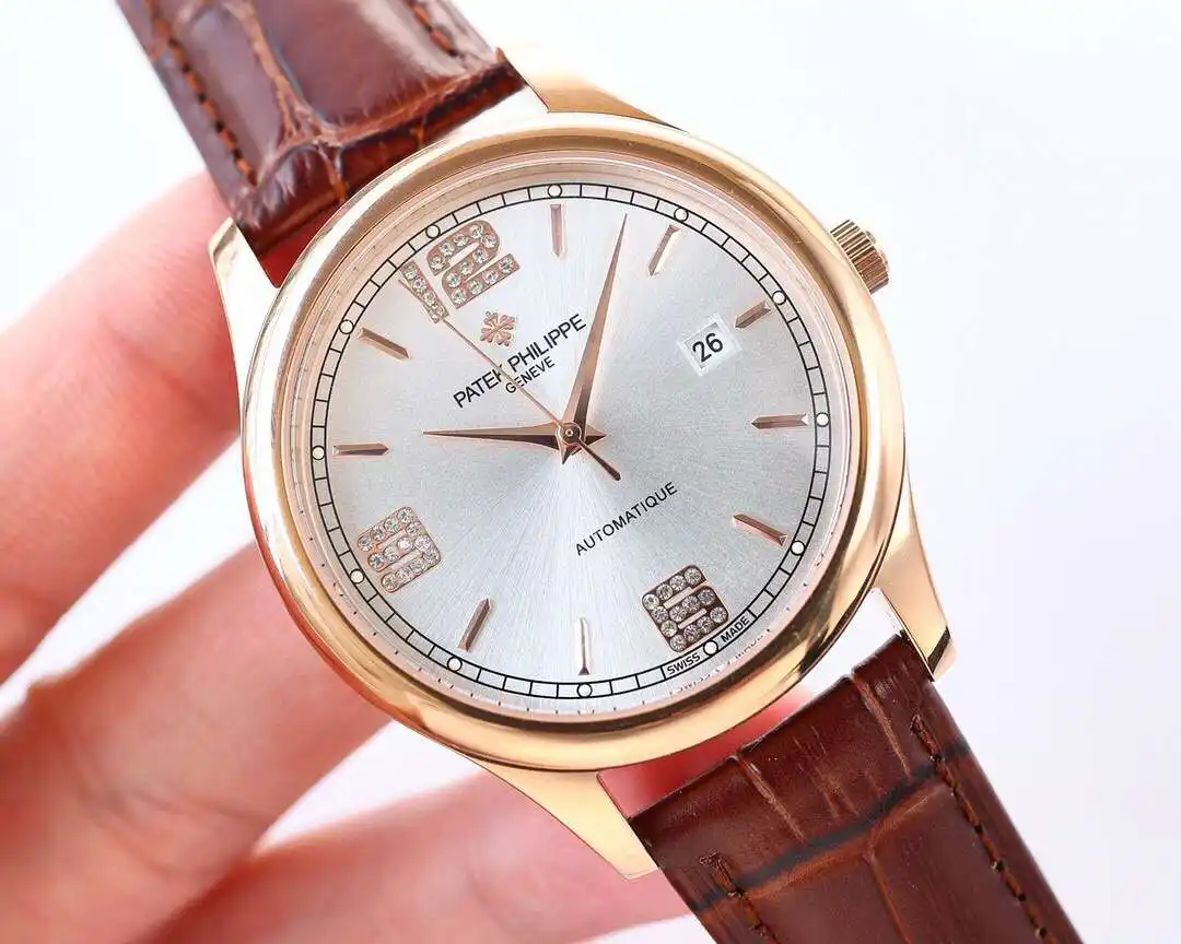 General Watches Patek Philippe Patek@Philippe watch men's watch with original fully automatic mechanical movement top 316 stainless steel case strap mineral super mirror diameter 40mm KK06850 3 view 7